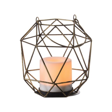 Paradise LANTERN FLMLSS COPPR WVE GL29480ASRT